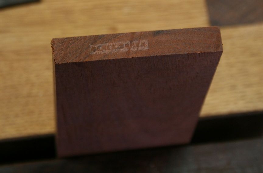 Stamps for marking wood